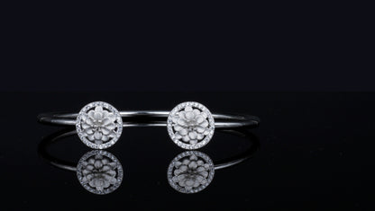 Tarifa Silver Floral Bracelet