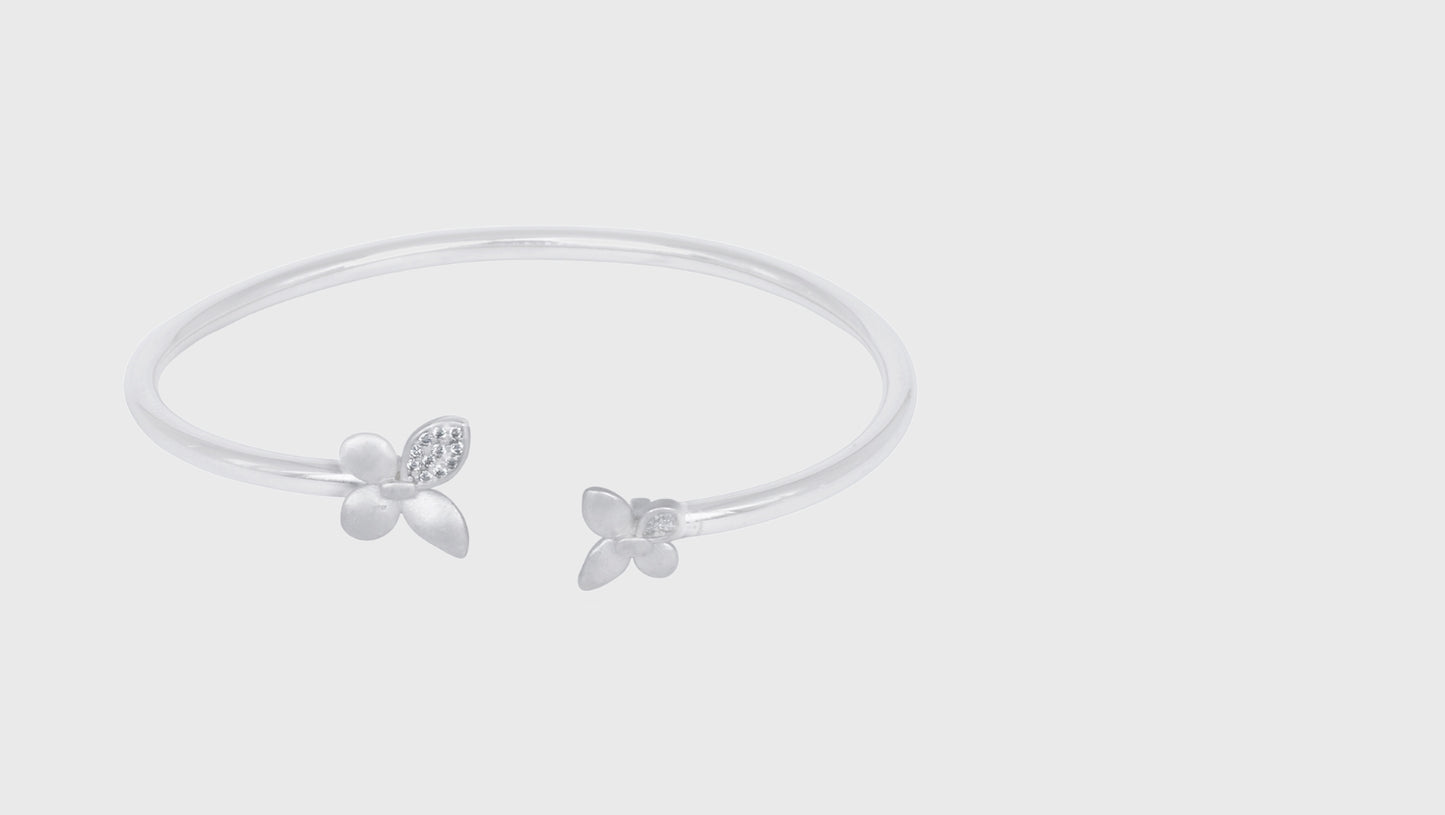 Shahra Silver Butterfly Bracelet