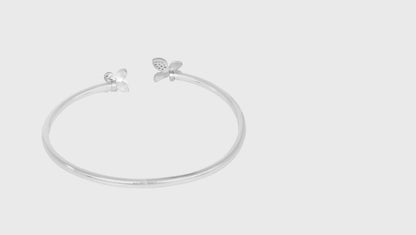 Shahra Silver Butterfly Bracelet