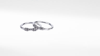 Lion faced 925 silver bangle
