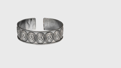 Modern Heritage Silver Designer Cuff by Sangeeta Boochra