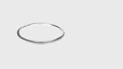 Heritage Craft Handmade Silver Bangle by Sangeeta Boochra