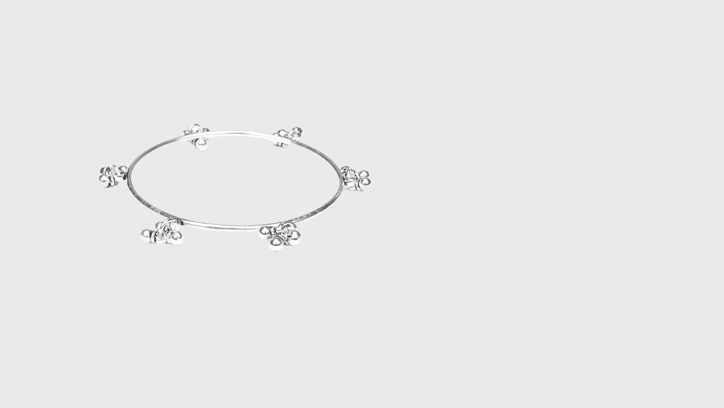 Luminous Design Sterling Silver Bangles by Sangeeta Boochra