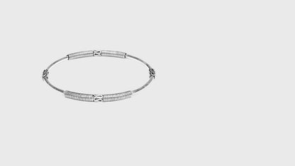 Sophisticated Shine Sterling Silver Bangles by Sangeeta Boochra