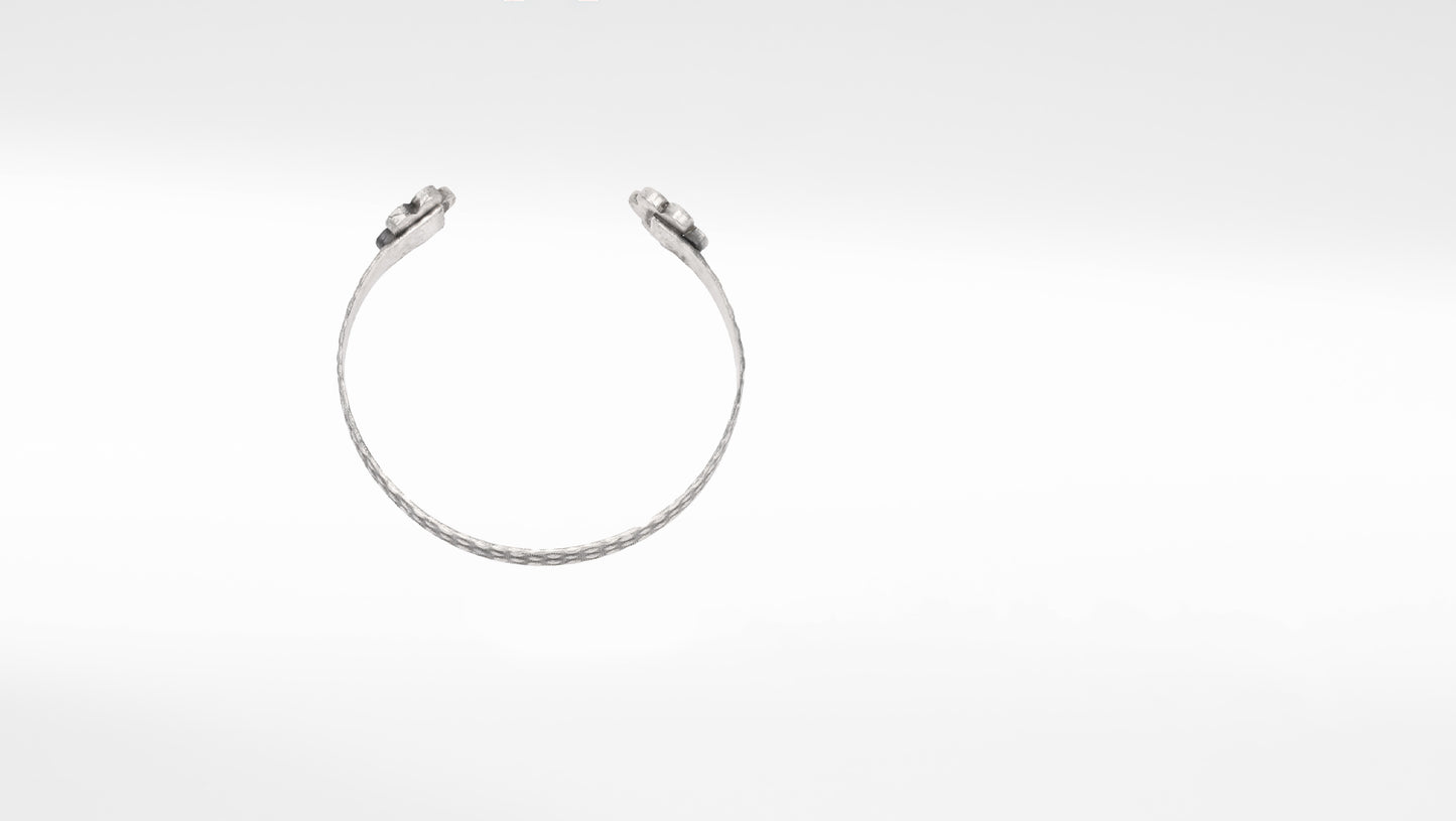 Silver Nera Adjustable Bracelet