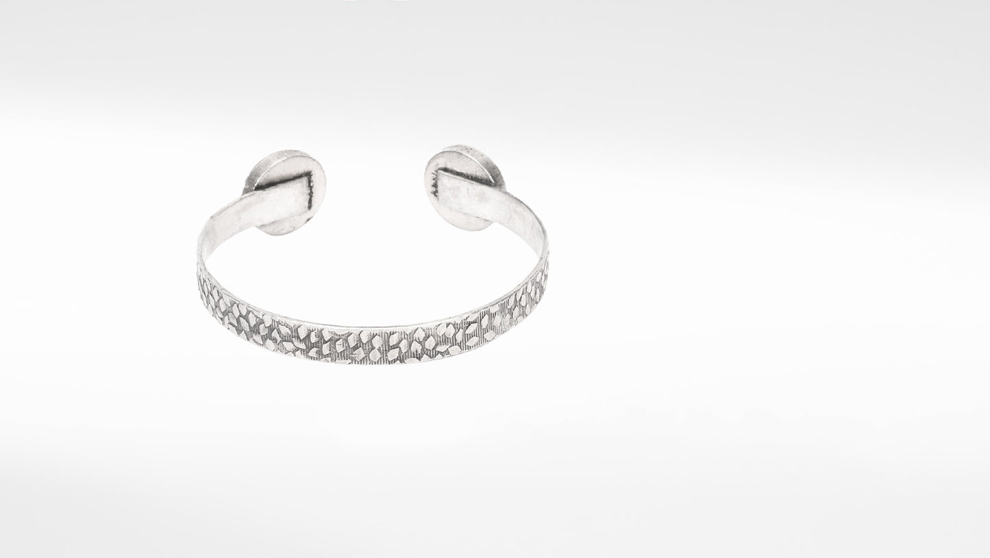 Silver Delfina Adjustable Bracelet