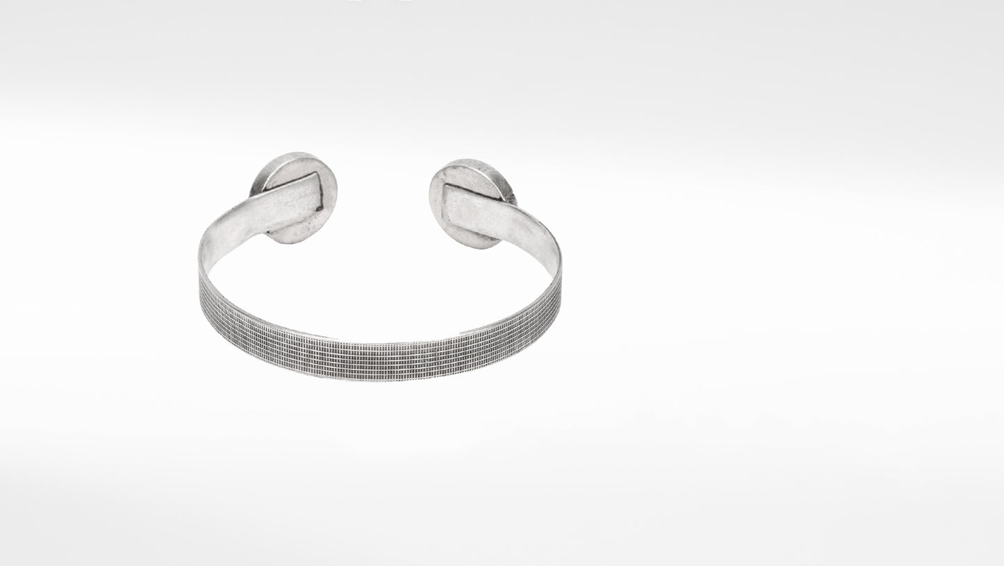 Silver Arcilla Adjustable Bracelet