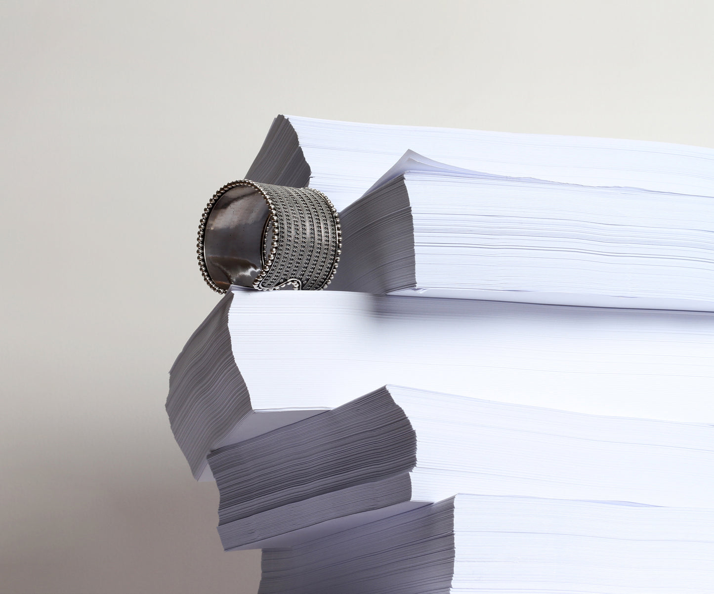 Sangeeta Boochra Silver Bangle