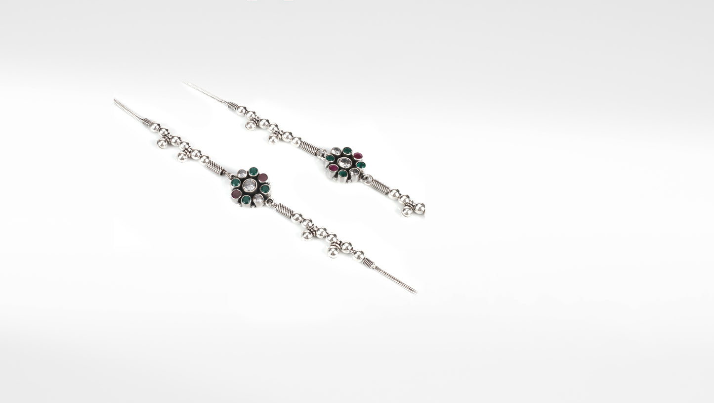 Sangeeta Boochra Silver Anklet