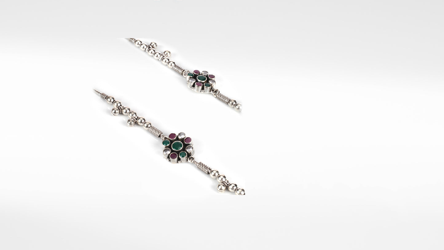 Sangeeta Boochra Silver Anklet