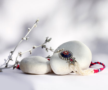 Sangeeta Boochra Silver Choker