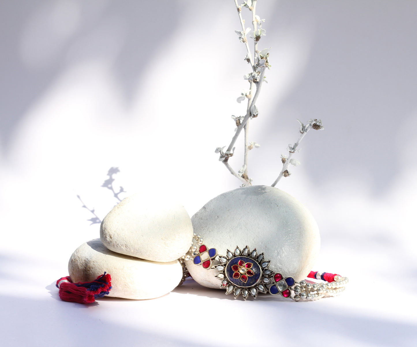 Sangeeta Boochra Silver Choker