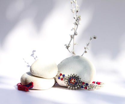 Sangeeta Boochra Silver Choker