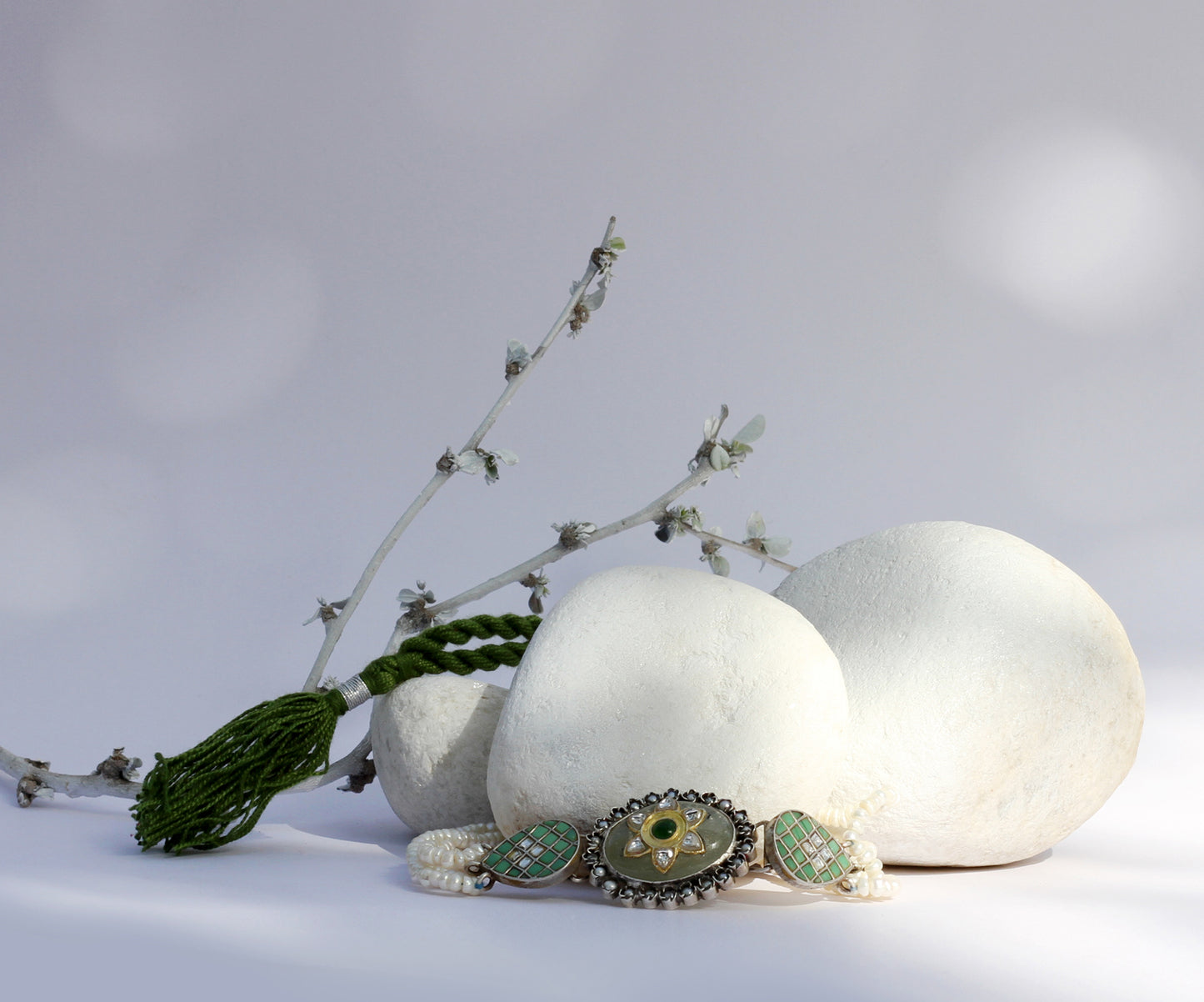 Sangeeta Boochra Silver Choker