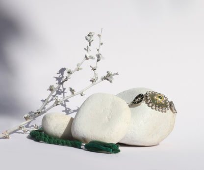 Sangeeta Boochra Silver Choker