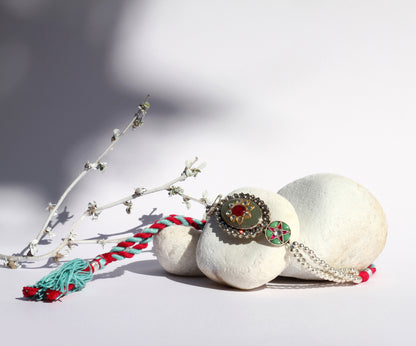 Sangeeta Boochra Silver Choker