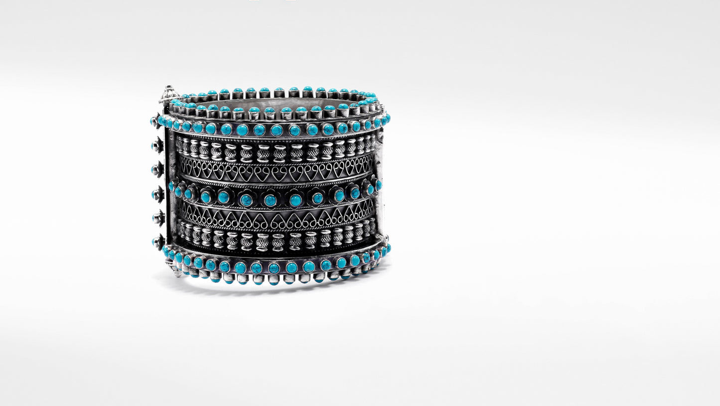 Charbagh - Silver Farzin Bracelet