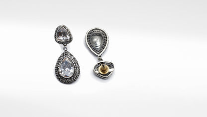 Charbagh - Silver Tawana Earrings