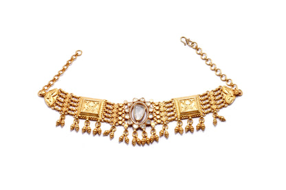 Charbagh - Silver Yegane Moissanite Choker