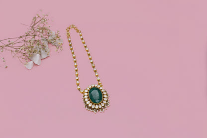 Charbagh - Silver Jasmin Necklace