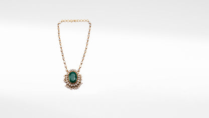 Charbagh - Silver Jasmin Necklace