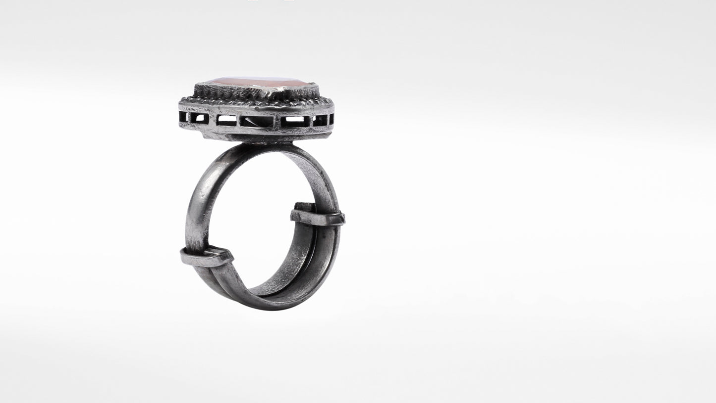Charbagh - Silver Heer Adjustable Ring
