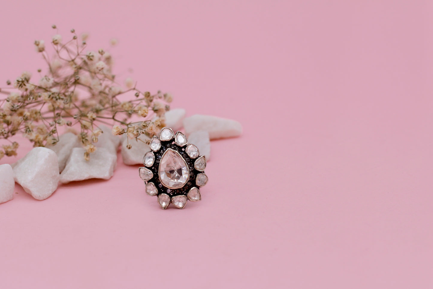 Charbagh - Oldooz Silver Adjsutable Ring