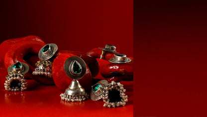 Sangeeta Boochra Silver Earrings