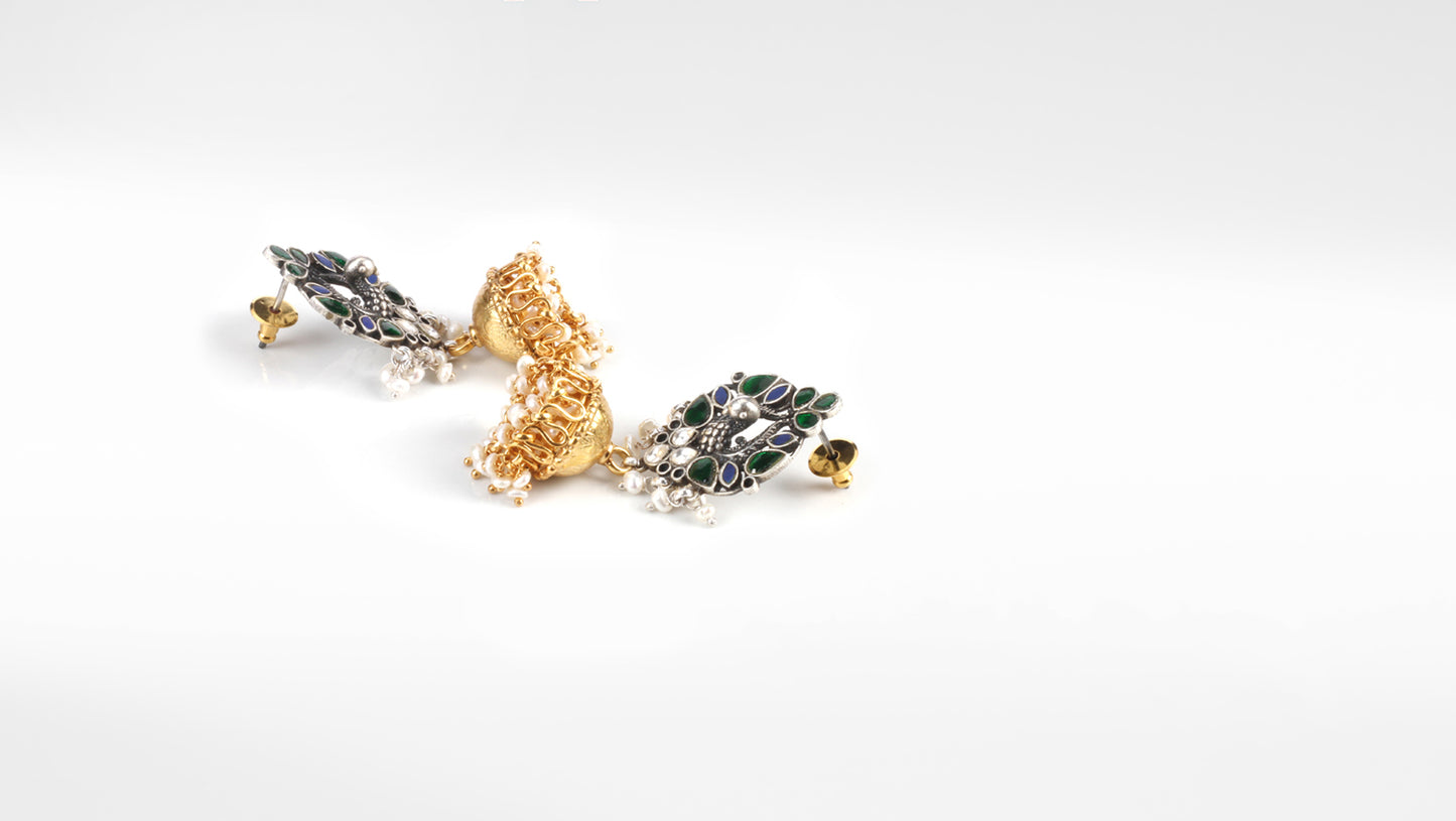 Sangeeta Boochra Silver Earrings