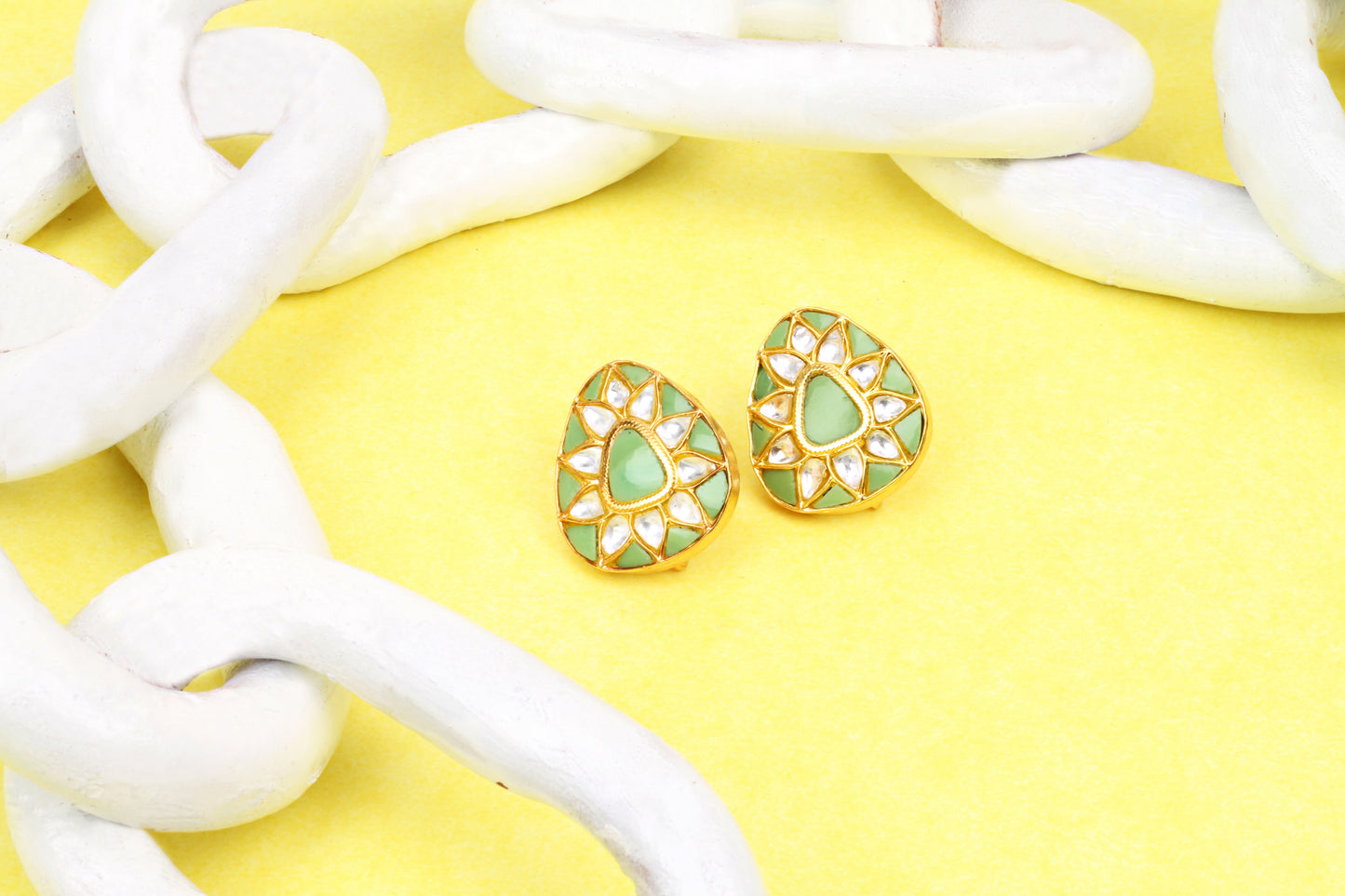 Sangeeta Boochra Gold Plated Earrings