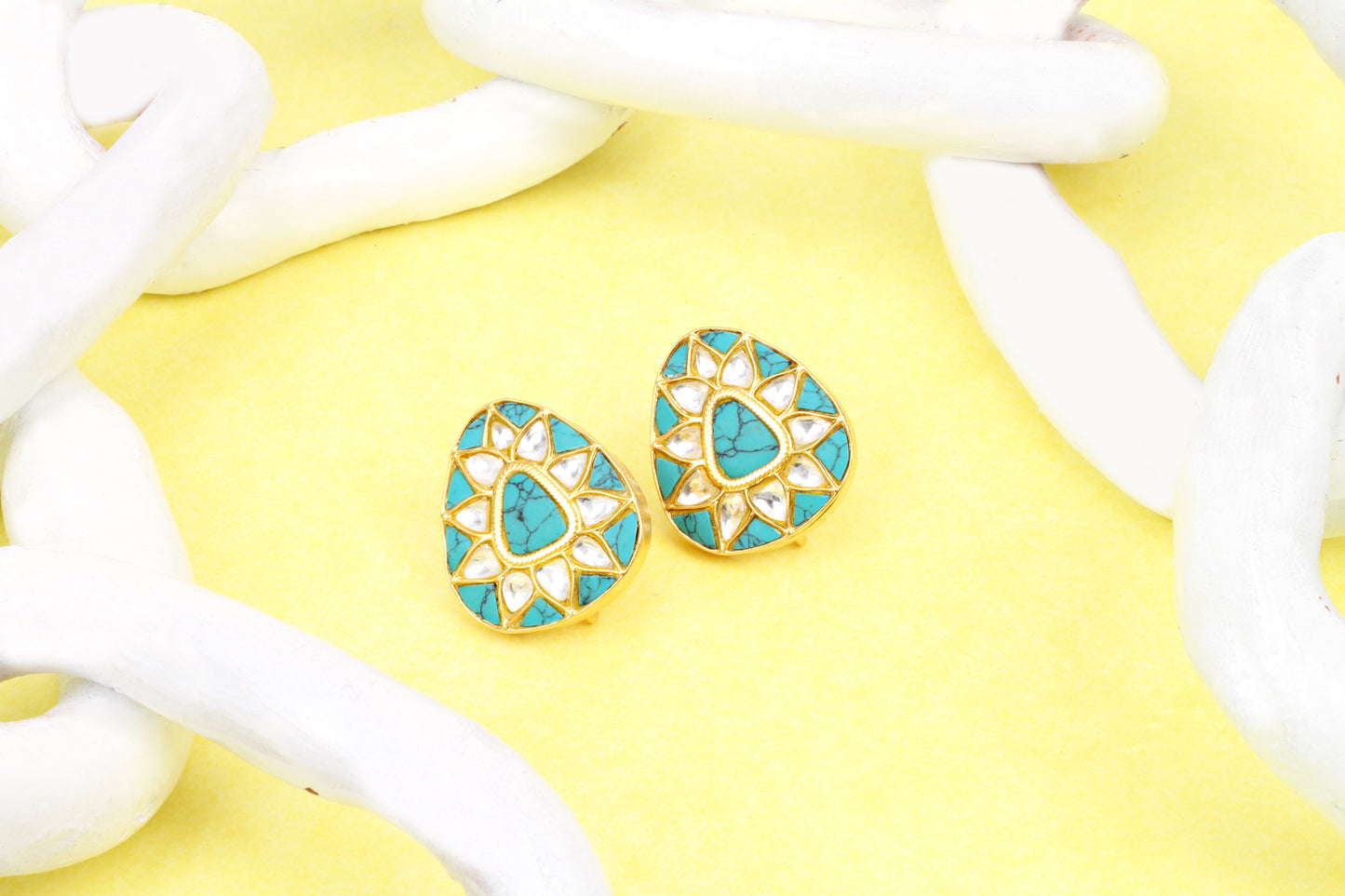 Sangeeta Boochra Gold Plated Earrings