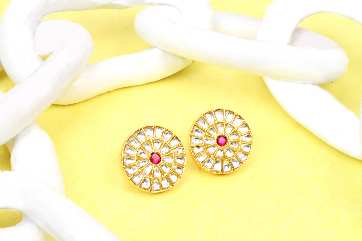 Sangeeta Boochra Gold Plated Earrings