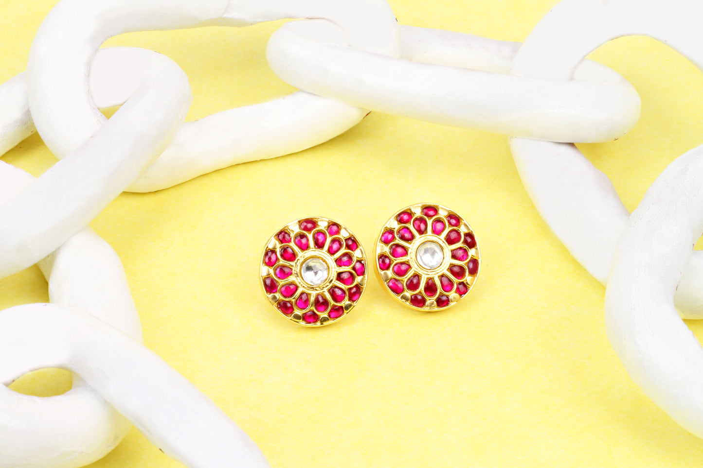 Sangeeta Boochra Gold Plated Earrings