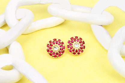 Sangeeta Boochra Gold Plated Earrings