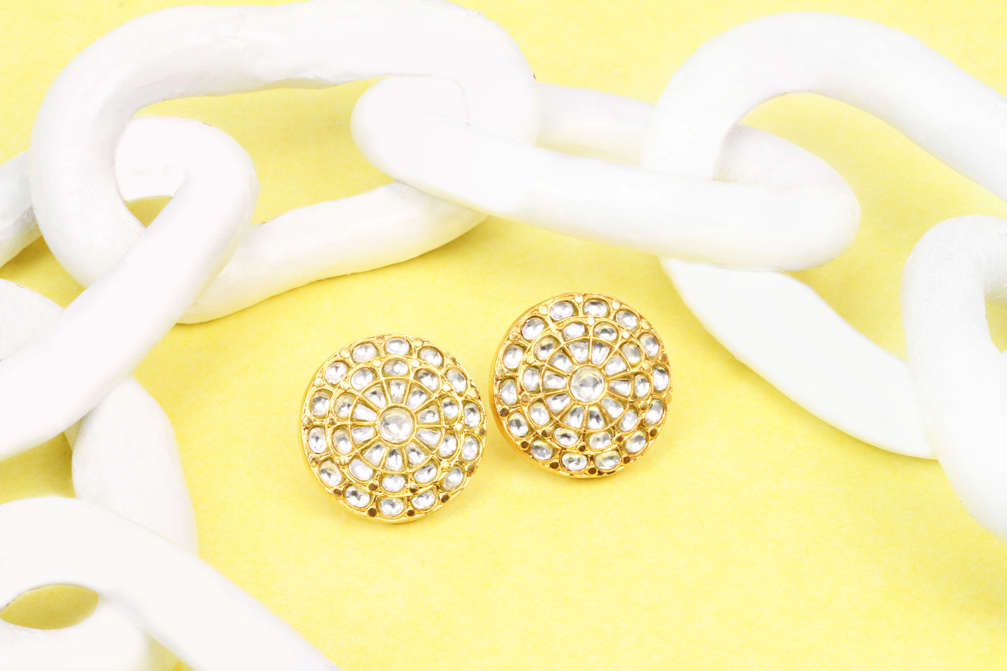 Sangeeta Boochra Gold Plated Earrings