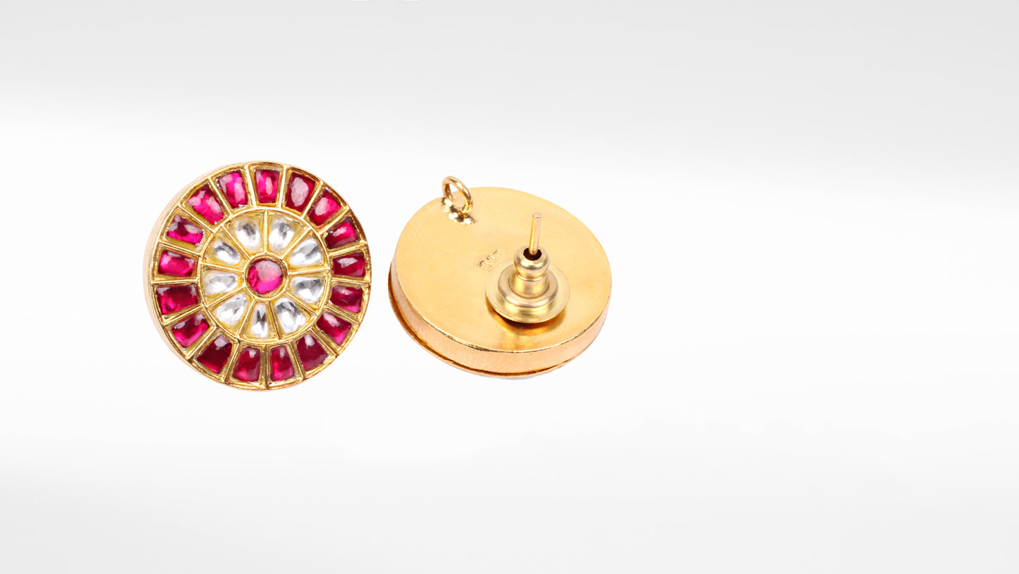 Sangeeta Boochra Ruby Sparkling Studs
