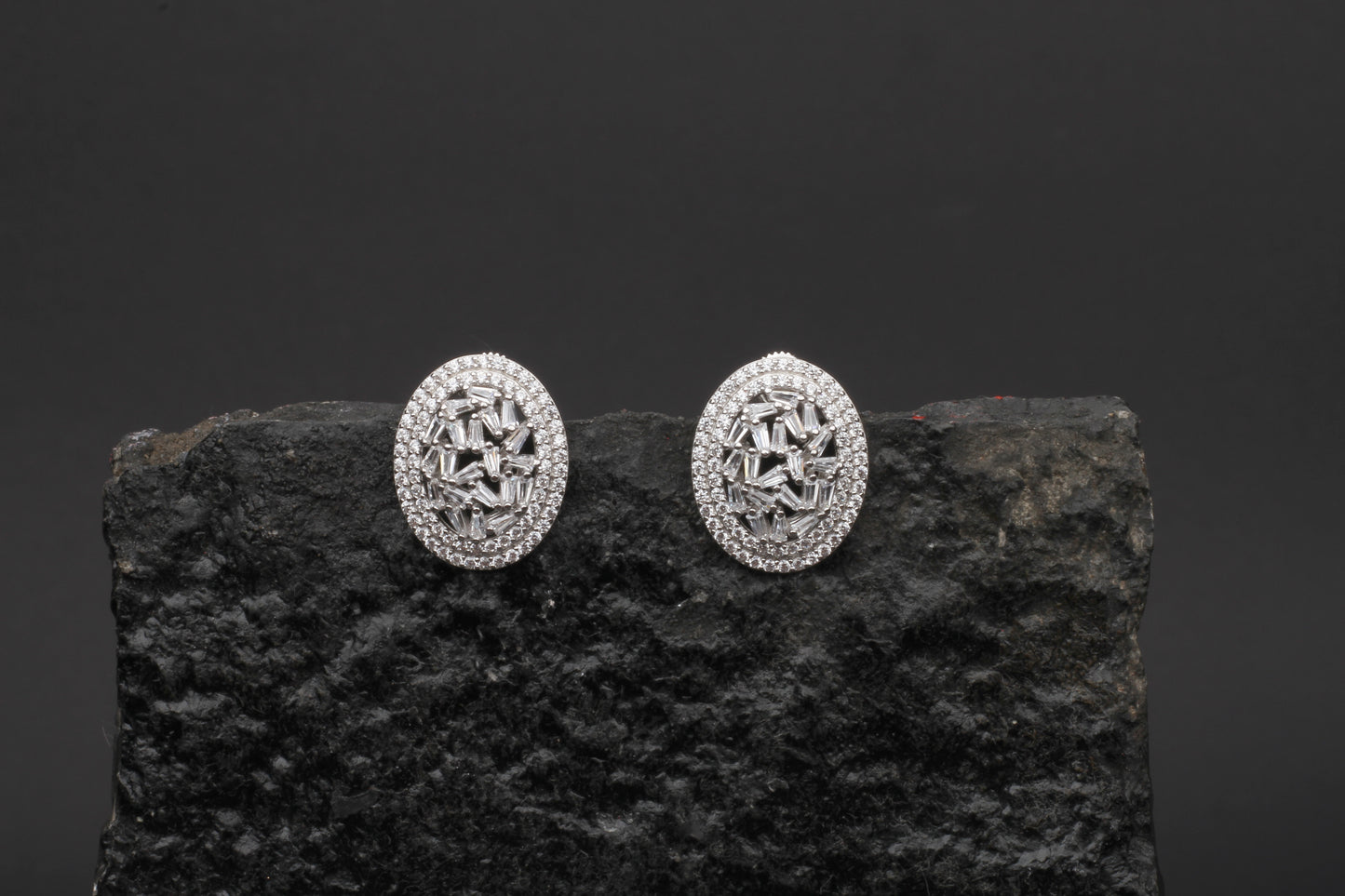 Jasmine Silver Studs Earring