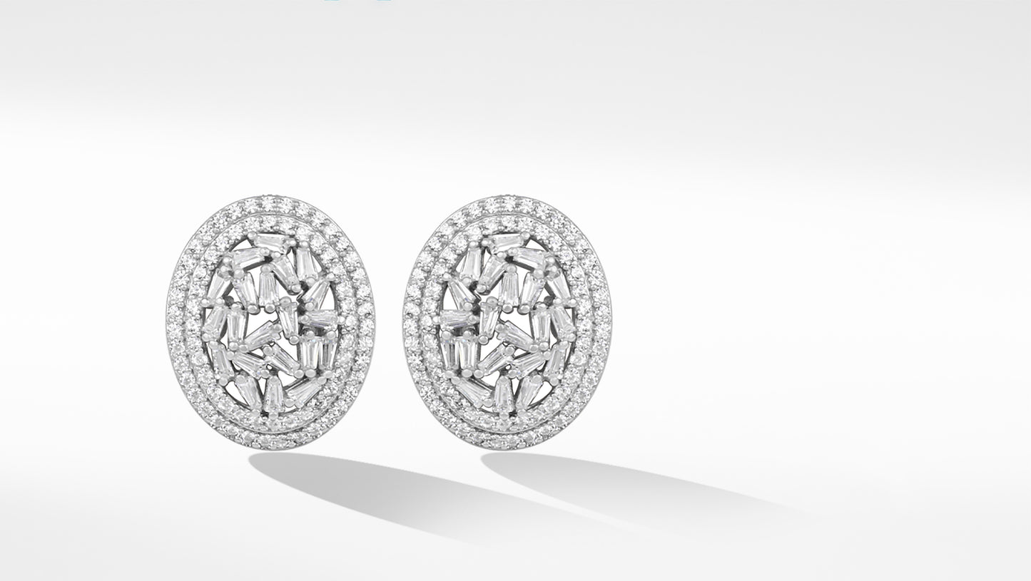 Jasmine Silver Studs Earring