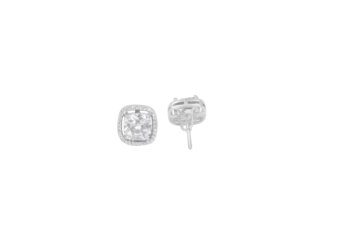 Jawaria Silver Studs