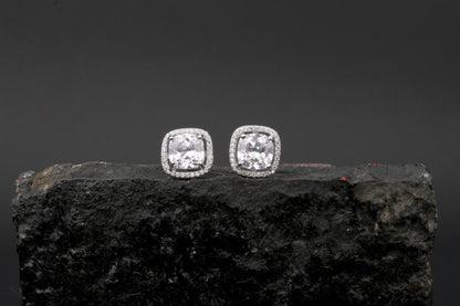 Jawaria Silver Studs