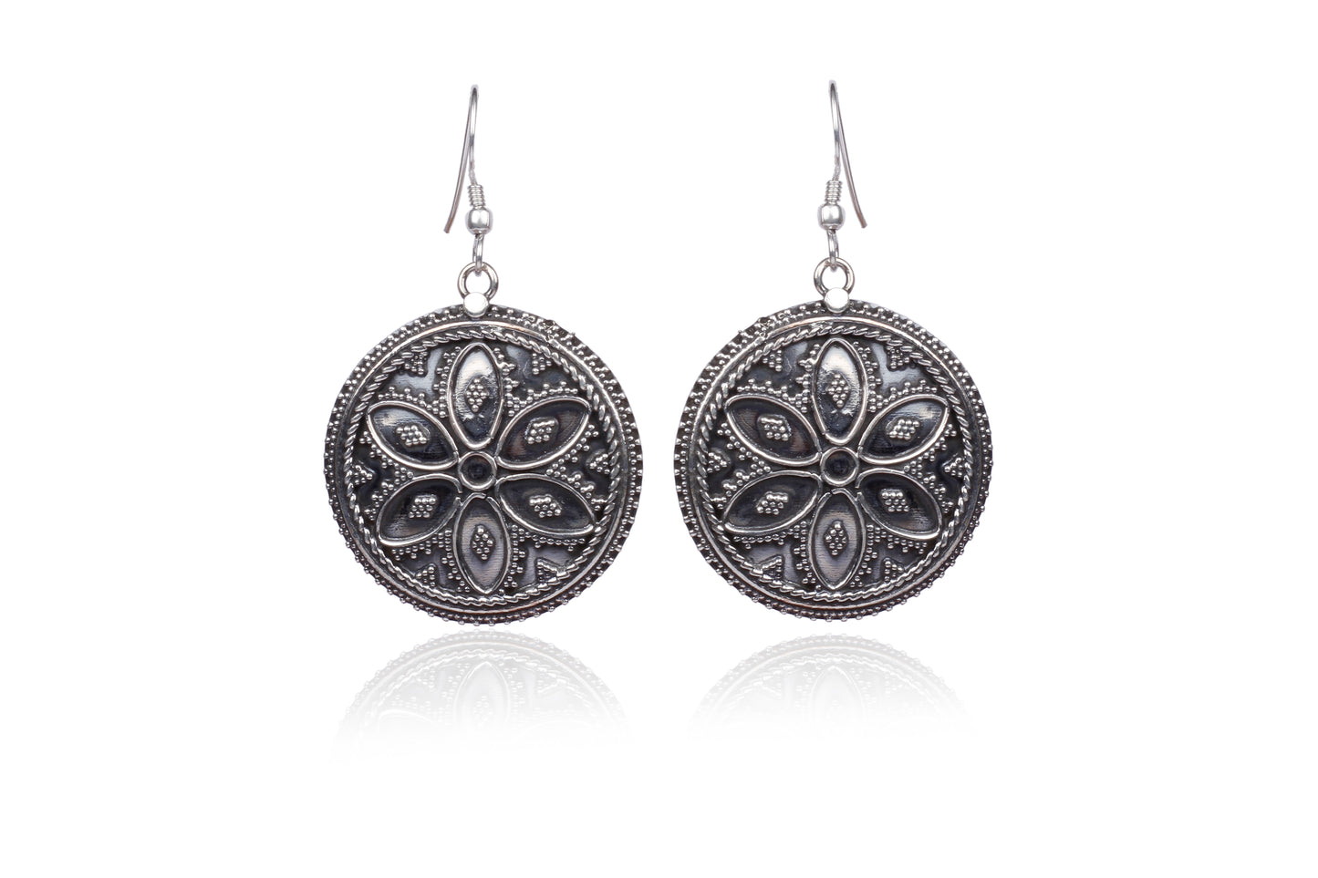 Lubena  Silver Earrings