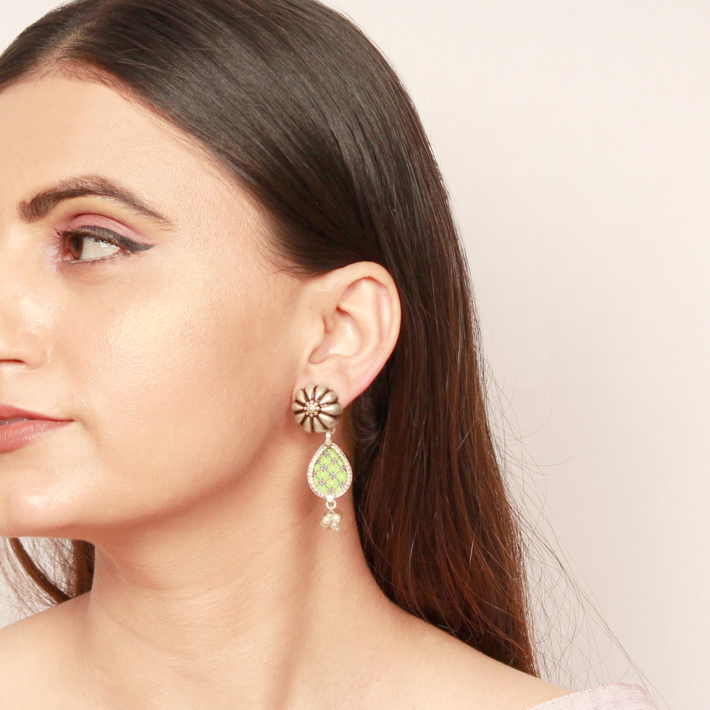 Hena Silver Earrings