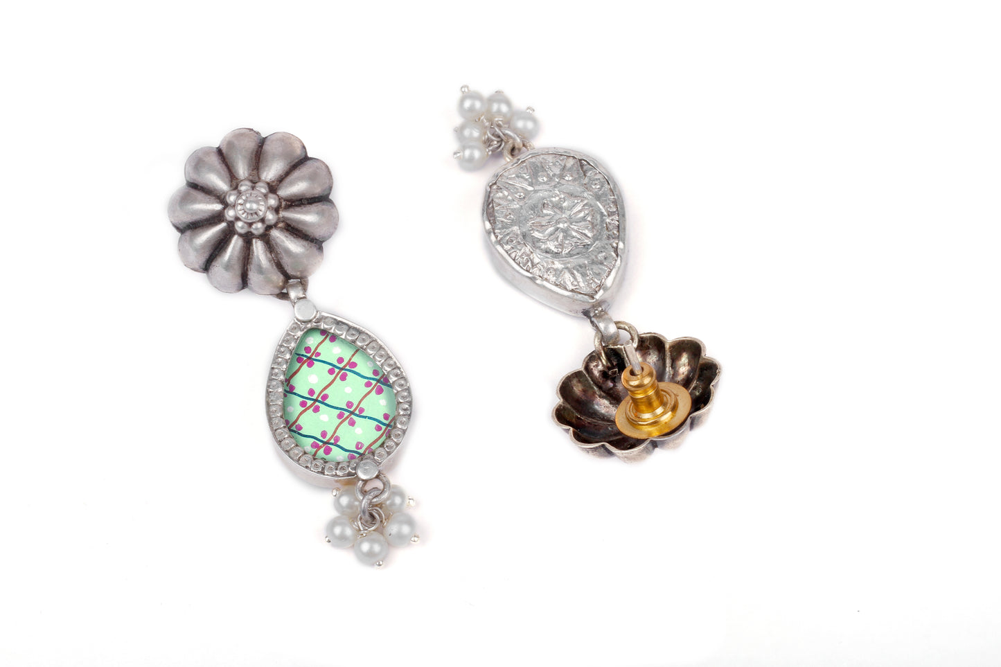 Hena Silver Earrings