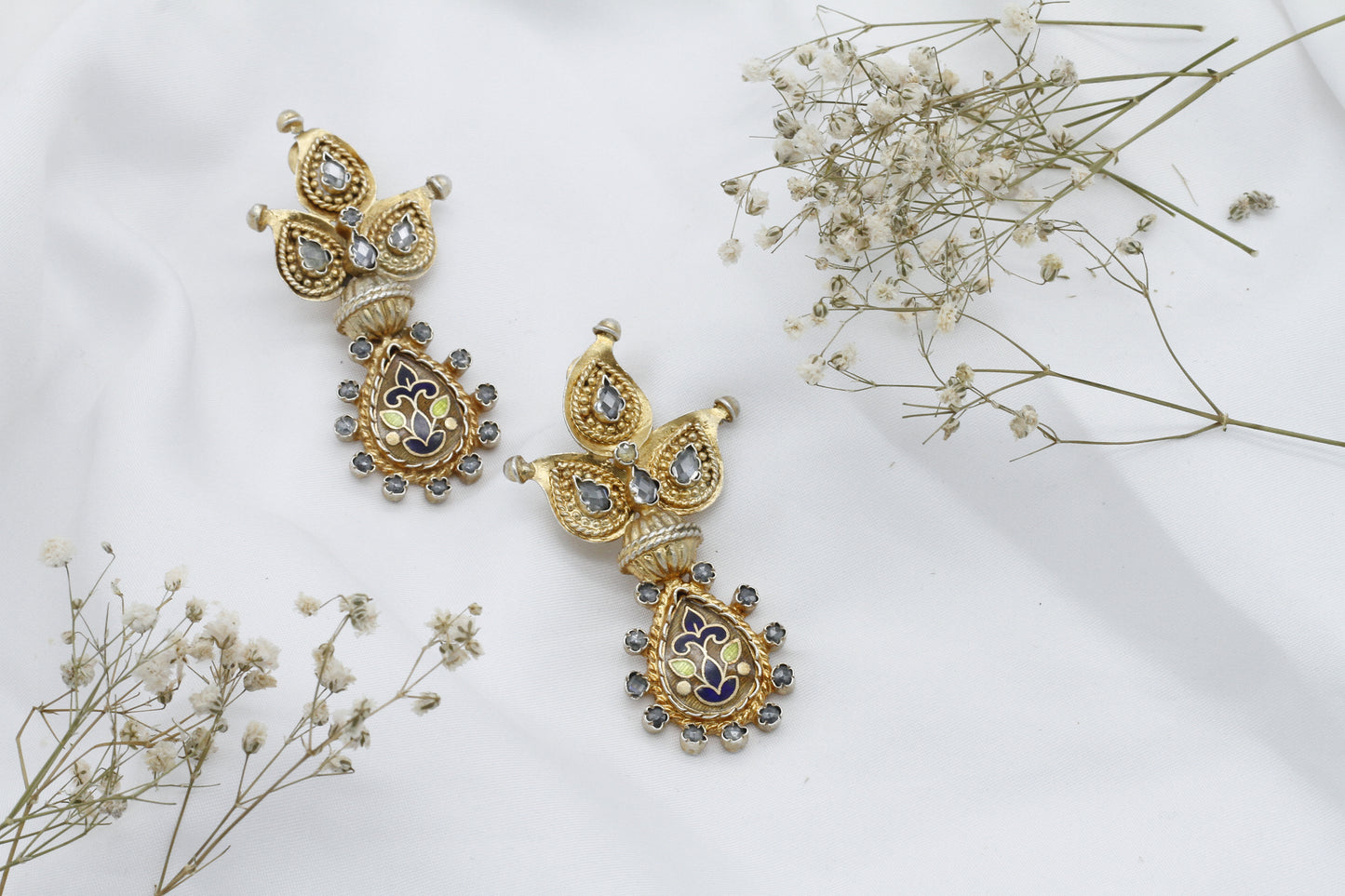 Gold Plated Silver Earrings