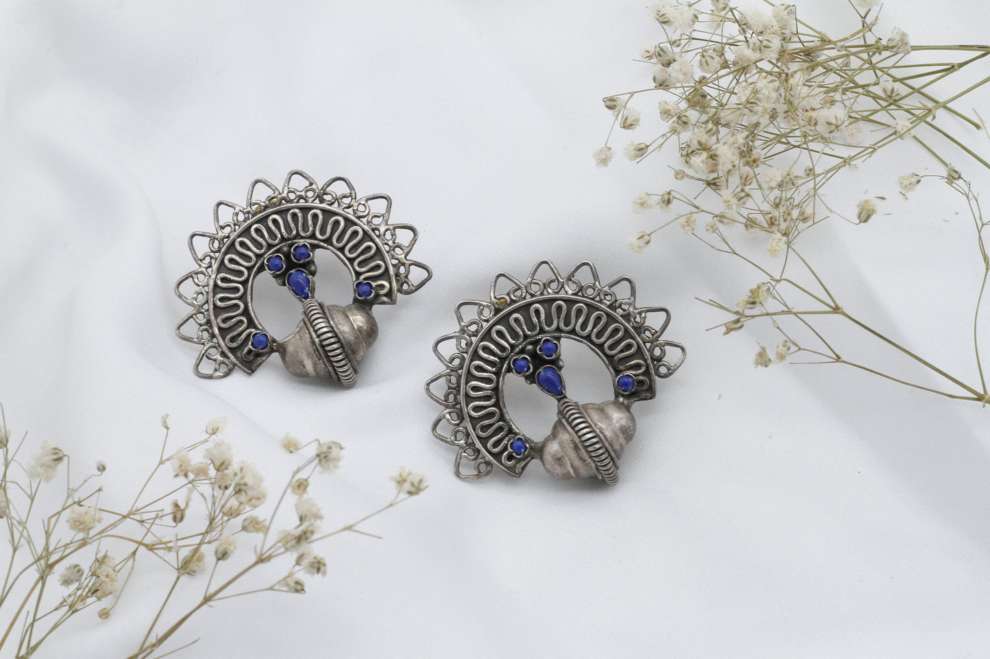 Sangeeta Boochra Silver Earrings