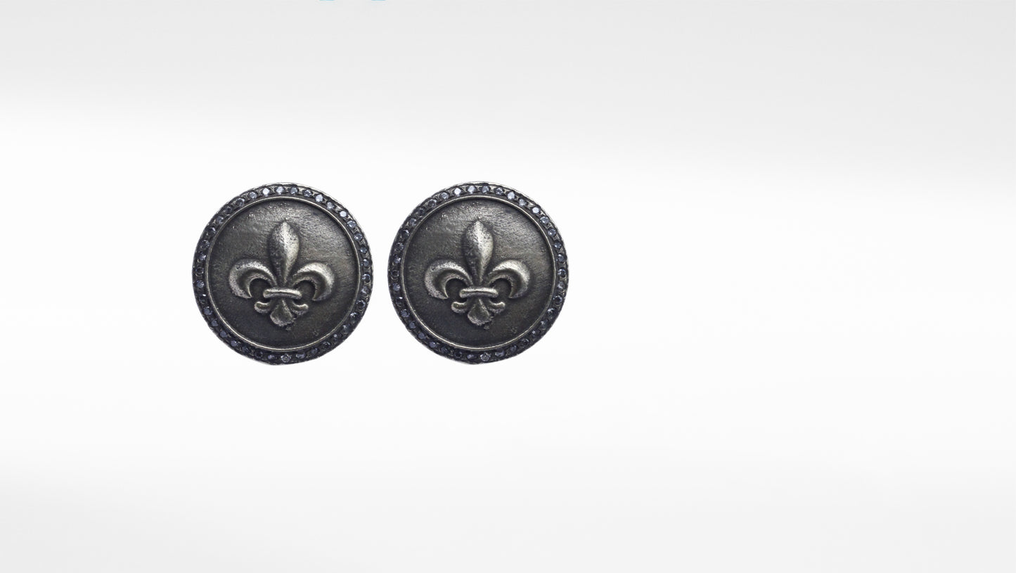 Round Shape Silver Stud