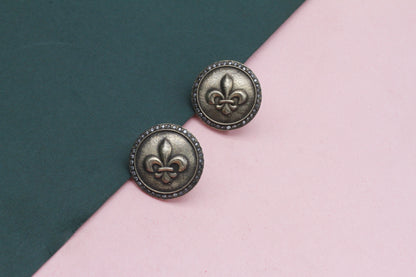 Round Shape Silver Stud