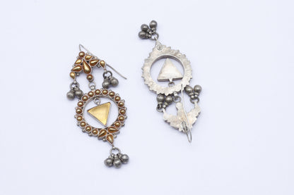 Gold Plated Crescent Moon Earring