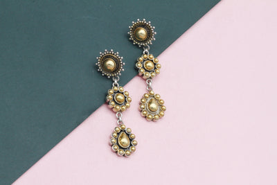 Gold Plated Silver Earring