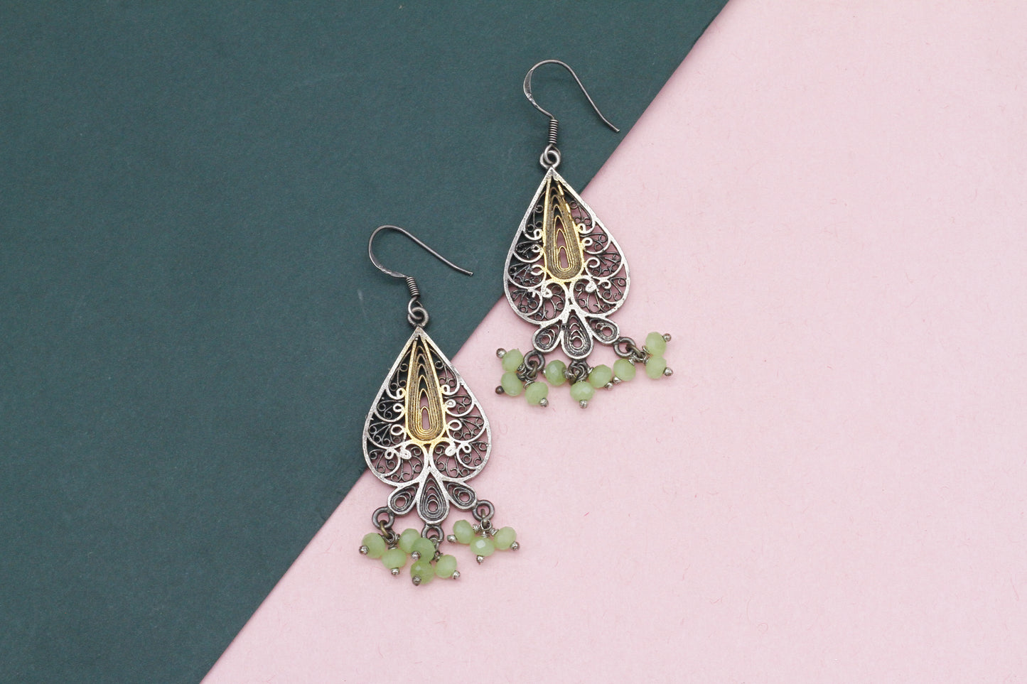 Beautiful Silver Hanging Earring